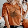 Sarcastic Raccoon Women's Oversized T-Shirt - Fun & Comfy Gift Yam