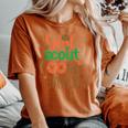 Scout For Girl Cookie Grandma Scouting Family Matching Women's Oversized Comfort T-Shirt Yam