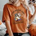 I Can Show You Some Trash Raccoon Possum Raccoon Tee Women's Oversized Comfort Colors T-Shirt Yam