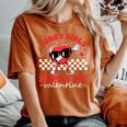 Sorry Girls Mom Is My Valentine Boys Valentines Day Heart Women's Oversized Comfort T-Shirt Yam