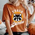Trash Panda Raccoon Women's T-Shirt - Modern Cartoon Style Yam