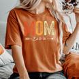 Vintage Mom Est 2025 Promoted To Mommy Mother's Day 2025 Camiseta extragrande cómoda para mujer Yam