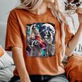 Women’s Comfort Colors Tee - Three Racoon Moon Meme Design Yam