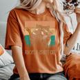 Women's Oversized Comfort Tee - Embrace Street Cat Love Yam