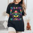 This Is My 80'S Costume 1980S 80S Outfit Disco Party Women's Oversized Comfort T-Shirt Black