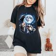 Animal Trio Meme T-Shirt - Women's Oversized Comfort Black
