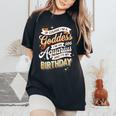 Aquarius Birthday Aquarius Goddess Queen Its My Birthday Women's Oversized Comfort T-Shirt Black