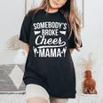 Broke Cheer Mama Cheer Mom Of A Cheerleader Mother Women's Oversized Comfort T-Shirt Black Broke Cheer Mama Cheer Mom Of A Cheerleader Mother Women's Oversized Comfort T-Shirt Black
