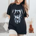 Cane Corso Mastín Italiano Cabeza De Perro Cuello Camiseta extragrande cómoda para mujer Black