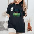Cute Anime Girl Apothecary Anime Diaries Mao Mao Women's Oversized Comfort T-Shirt Black