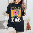 Diseño Divertido Yo Sobreviví A La Egb 80S En Español Cuello Camiseta extragrande cómoda para mujer Black