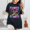 Even Baddies Get Saddies Women's Oversized T-Shirt - Funny Meme Black