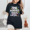 100 Days Of School Matching Studen And Teacher Women's Oversized Comfort T-Shirt Black