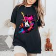 Guitarra Eléctrica Para Hombres Es Y Niños Camiseta extragrande cómoda para mujer Black