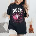 Guitarra Eléctrica Para Niñas Y Es Camiseta extragrande cómoda para mujer Black