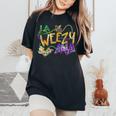 La Weezy Ana Mardi Gras Louisiana Fat Tuesday Men Women's Oversized Comfort T-Shirt Black