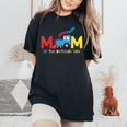 Mom Of The Birthday Boy Choo Choo Train Family Matching Women's Oversized Comfort T-Shirt Black