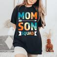 Mom Son Squad Mother Family Women's Oversized Comfort T-Shirt Black