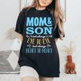 From Son For Mom Partnerlook Mom And Son Women's Oversized Comfort T-Shirt Black