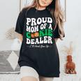 Proud Mom Of A Cookie Dealer Scout Troop Scouting Girls Women's Oversized Comfort T-Shirt Black