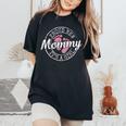 Proud New Mommy It's A Girl Mom To Be 1St Time Mother Women's Oversized Comfort T-Shirt Black