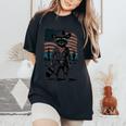 Raccoon Cowboy Oversized Women's Tee - Western Vintage Style Black
