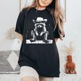 Raccoon Cowboy Western T-Shirt - Comfort Colors - Adults & Kids Black