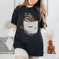 Raccoon Lover Comfort Colors Women’s Oversized T-Shirt | Fun Animal Design Black