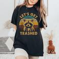 Raccoon Lovers | Cute Animal | Women's Oversized Comfort Colors Tee Black