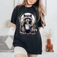Raccoon Noodle Cup Unisex Tee | Cozy Oversized Comfort Black