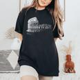 Roma Coliseo Italia Italia Anfiteatro Romano Me Encanta Roma Camiseta extragrande cómoda para mujer Black