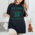 Sarcastic Raccoon Cowboy - Women's Oversized Comfort Colors Tee Black