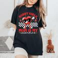 Sorry Girls Mom Is My Valentine Boys Valentines Day Heart Women's Oversized Comfort T-Shirt Black