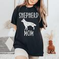 Vintage German Shepherd Mom Dog Owner Shepard Mother Women's Oversized Comfort T-Shirt Black