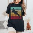 Whale Orca Retro Hombres Es Novedadintage Camiseta extragrande cómoda para mujer Black
