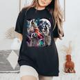 Women’s Comfort Colors Tee - Three Racoon Moon Meme Design Black