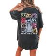 Autistic Racoon Oversized Women's T-Shirt | Meme Back Print Pepper