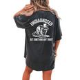 Cowboy Raccoon Women's Oversized T-Shirt - Humorous Back Print Style Pepper
