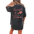 Feral Raccoon Summer Women's Oversized T-Shirt | Back Print Pepper