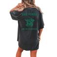 Raccoon Cowboy Women's Oversized Comfort T-Shirt - Sarcastic Back Print Pepper