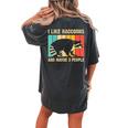Raccoon For Men Women Raccoon Lover Introvert Women's Oversized Comfort T-Shirt Back Print Pepper