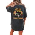 Save The Trash Pandas Raccoon Women's Oversized Comfort T-Shirt Pepper