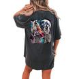 Women's Oversized T-Shirt | Fun Cursed Raccoon Moon Design | Casual Comfort Pepper