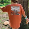 Alien UFO Raccoon Women's Oversized Tee - Cozy Back Print Design Yam