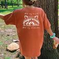 Cute Raccoon Women's Oversized T-Shirt - Fun Casual Style Yam