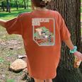 Dream Big Raccoon Women's Oversized T-Shirt - Back Print Comfort Yam