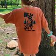 Raccoon Cowboy Vintage Western Oversized T-Shirt | Women's Small Yam