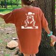 Raccoon Cowboy Western T-Shirt | Adults & Kids | Oversized Fit Yam