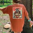 Raccoon Eating Ramen Women's Oversized T-Shirt - Anime Style Yam