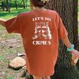 Raccoon 'Let's Do Crimes' Oversized Unisex T-Shirt | Cute Back Print Yam